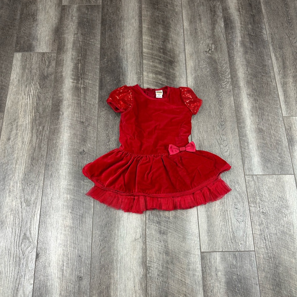 Harajuku Mini x Target Kids Red Velvet Dress